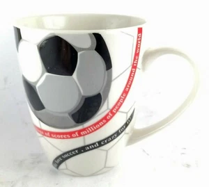 Soccer - Collectable Ceramic Mug by Accent Dishwasher, Microwave & Oven Safe. - Picture 1 of 6