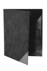 ggm® Cartella Corale SCARLETT DIN A4 Extra Larga, Effetto Mircofibra, Colore: Nero - Foto 1 di 3