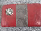 Game of Thrones - Red/Grey faux leather wallet/purse, zip closure