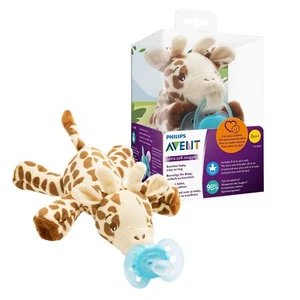 PHILIPS AVENT Giraffa Snuggly Ultra Morbida SCF348/11 Peluche Con Ciuccio - Bild 1 von 5