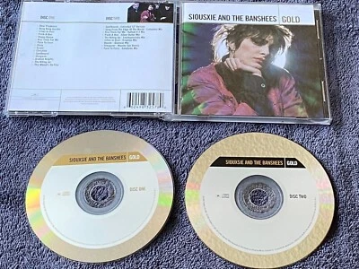 SIOUXSIE AND & THE BANSHEES - Gold 2 CD 2005 Hits REMIXES NEAR MINT RARE 24 TRX - Image 1 of 2