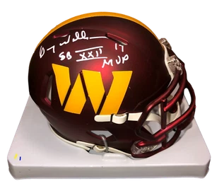 Washington Commanders Doug Williams Signed Auto Speed Mini Helmet - JSA W COA - Picture 1 of 1