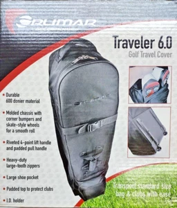 Orlimar 6.0 Deluxe Golf Travel Cover With Wheels - Black (OR98892) - Picture 1 of 2