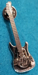 STOCKHOLM 3D POLISHED SILVER METAL SERIES FENDER GUITAR Hard Rock Cafe PIN LE - Picture 1 of 1