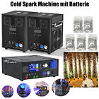 4x 750W LED Cold Spark Machine mit Batterie Sparkular DMX Funkenmaschine dj Show