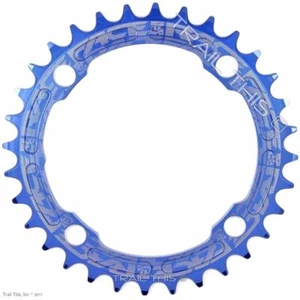 RaceFace Blue Narrow-Wide 30,32,34,36,38T x 104 MTB Chainring 9 10 11 12-Speed - Picture 1 of 5