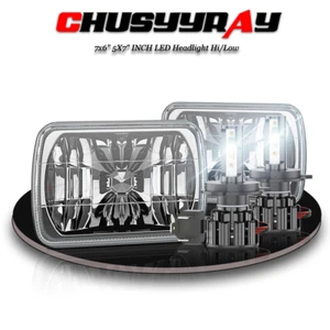 7x6" Led Headlight HI-Lo DRL For Chevy C1500 C2500 C3500 Suburban Pickup - Bild 1 von 13