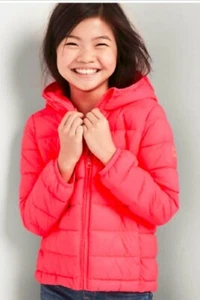 GAP KIDS GIRL COLDCONTROL PUFFER HOODIE NWT X-LARGE (12) XXL(14-16) - Picture 1 of 4