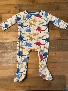 Mud Pie 6-9 m Baby Jungen Mädchen Dinosour Sleeper Mehrfarbig Einteiler Body - Bild 1 von 5