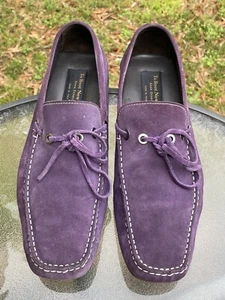 TO BOOT NEW YORK ADAM DERRICK Mocasin Men’s Size 10.5 Purple Driving Loafer 1939 - Picture 1 of 12