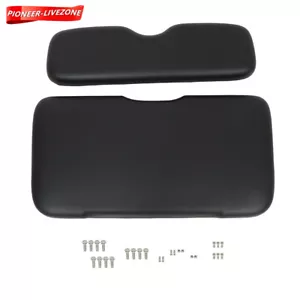 Black For EZGO RXV 2008-Up Bottom/ Back Golf Cart Front Seat Cushion - Picture 1 of 19