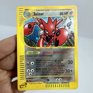Pokemon AQUAPOLIS - #H21/H32 Scizor - ENG - Holo - EXCELLENT INGLESE - Foto 1 di 9