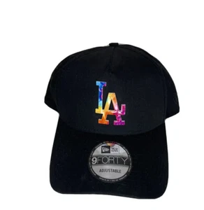 LA Dodgers Genuine New Era 9 Fifty Snapback Colourful Adjustable Baseball Black - Picture 1 of 10