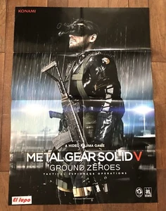 POSTER METAL GEAR SOLID V GROUND ZEROES NEUF  - Picture 1 of 3
