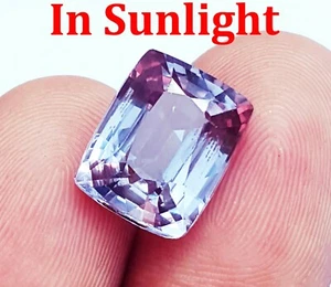 Zertifizierter 8,60 ct natürlicher Alexandrit Farbwechsel lose Edelsteine - Bild 1 von 6