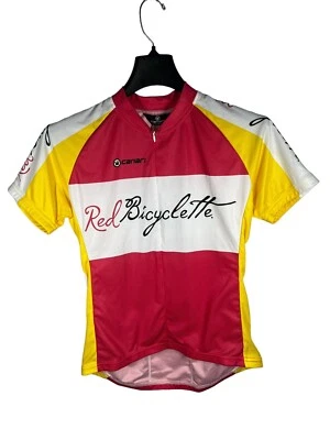 Camiseta deportiva de ciclismo Canari roja unisex adulto M manga corta 3/4 cremallera Foto 1 de 4