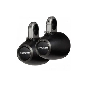 KICKER 12KMTES 6.5" EMTY TOWER CANS (PAIR) BLACK - Picture 1 of 1