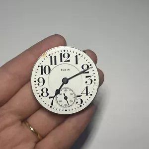 Collectible ELGIN Fathertime 21J 5adj USA Men’s Pocketwatch Movement - Picture 1 of 4