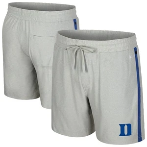Men's Colosseum Gray Duke Blue Devils Mac Shorts - Picture 1 of 3