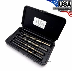 Norseman Hi-Tungsten Car Reamer Bit Set 4pc 5/16 to 1/2" Fast Spiral SMCR4FS USA - Picture 1 of 3