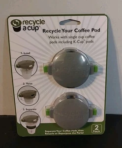 Recycle a Cup 2-Pack Coffee Pod K-Cup Recycling Cutter NEW Medelco - Picture 1 of 4