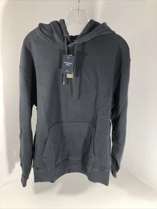 J Crew Herren French Terry Pullover Hoodie Größe M Farbe Evening Storm (grau) Neu mit Etikett - Bild 1 von 6