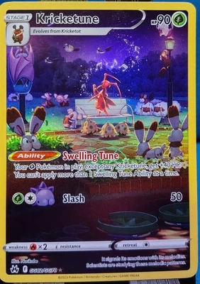Kricketune GG02/GG70 Crown Zenith: Galarian Gallery Holo - Image 1 of 4