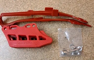 Acerbis Chain Guide Red Honda Cr Crf Swingarm Guide Motorcycle 125 250 450f - Picture 1 of 3