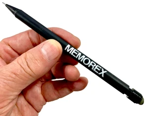 Rare Memorex Promo Mechanical Pencil 1980s Loaded Lead Auto Feed - Picture 1 of 7
