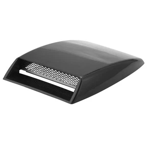 Car Hood Scoop Universal Air Flow Vent Black with Mesh T1X25785 - Picture 1 of 8