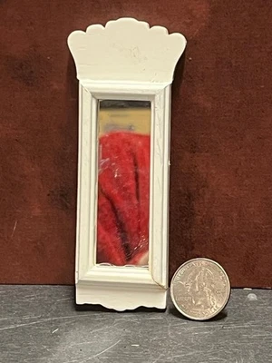Dollhouse Miniature Mirror in Frame F 1:12 one inch scale F222 Dollys Gallery - Image 1 of 2