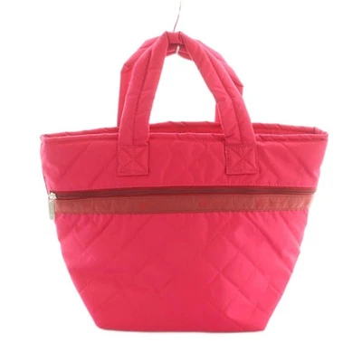 Bolso de Mano Lesportsac LesportSAC × Megumi Kanzaki Acolchado Nylon Rosa MI OS Damas Foto 1 de 4
