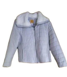 NWT RUBY RD COAT WITH FAUX FUR. WOMENS SIZE Petite MEDIUM. - Picture 1 of 11