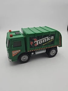 Hasbro 2010 Tonka Recycling Green Dump Truck Toy Lights And Sound Work 12" - Picture 1 of 6