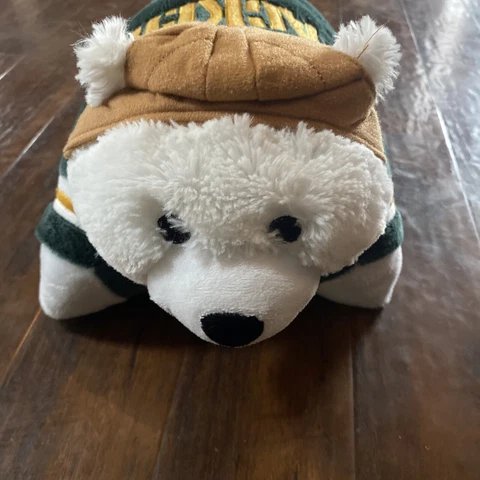 Green Bay Packers NFL Mascot Pro Football Plush Pillow Pets Cover