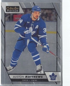 2023-24 O-Pee-Chee Platinum #1 Auston Matthews - Picture 1 of 2