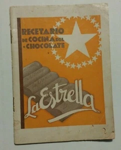1936 Recetario de Cocina del Chocolate La Estrella Kubanische Rezepte Schokolade Kuba - Bild 1 von 12