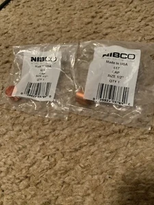 Tapas de cobre Nibco 617 1/2 pulgadas (paquete de 2) - Imagen 1 de 6