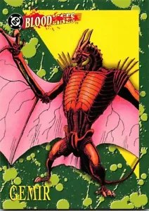 1993 DC Bloodlines Skybox Trade Card #77 Gemir - Bild 1 von 2