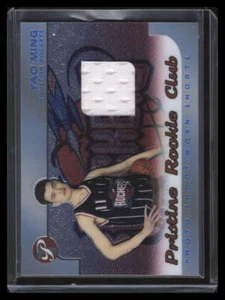 2002-03 Topps Pristine Rookie Club RCYM Yao Ming camiseta de novato - Imagen 1 de 2