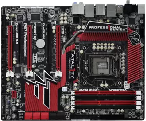 FOR ASRock Fatal1ty P67 Professional 32GB LGA1155 2/3th Gen Motherboard Test OK - Picture 1 of 3