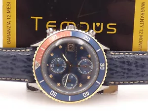 CHRONO HAMILTON LANCASTER HTC PEPSI BOX&PAPERS AUTOMATIC SERVICED STEEL WATCH - Picture 1 of 17