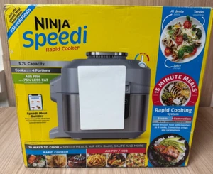 Ninja Speedi Meal Gray 5.7L Capacity Cooks 4-Portion Rapid Cooker & Air Fryer - Picture 1 of 3