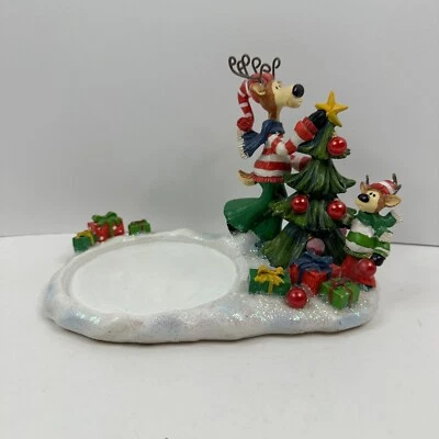 Yankee Candle 2011 Reindeer Large Jar Candle Holder - Image 1 of 4
