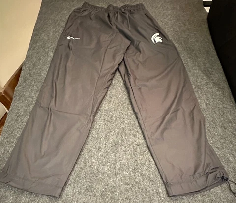 Nike Michigan State Sweatpants Black Track Warmup NCAA Men Size Med NWOT D4 Cover