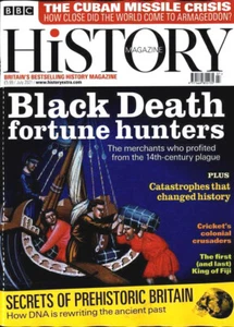 BBC HISTORY MAGAZINE JULY 2021 BLACK DEATH ~ PREHISTORIC BRITAIN ~ NEW ~ - Picture 1 of 1