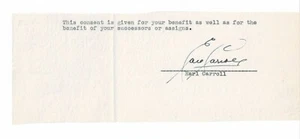 Theatrical producer & director EARL CARROLL - AUTOGRAPH - Troubadour of the Nude - Picture 1 of 1