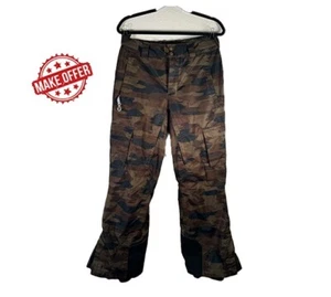 Columbia Hunting Pants Mens Medium Camo Cargo Ankle Zip Stretch Waterproof | S - Picture 1 of 4