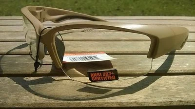 Maxx Safety Glasses Series brown clear lens ANSI Z87+ CERTIFIED SS3 motorcycle - Image 1 of 4