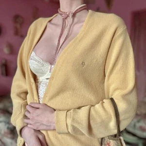 Christian Dior Monsieur Pastel Yellow Cardigan Unisex Men’s Size L - Picture 1 of 8